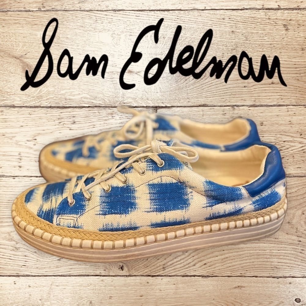 Sam Edelman Tie Dye Espadrille Sneakers 8